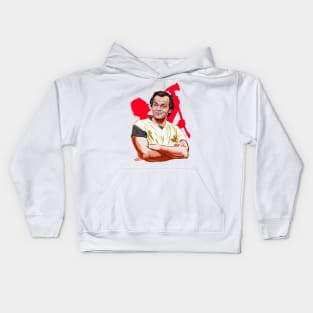 Jack Nicholson - An illustration by Paul Cemmick Kids Hoodie